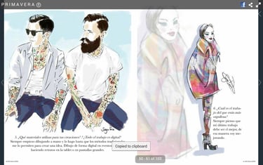 Editorial Magazine Feature about Artist And Fashion Illustrator Sonya Parra