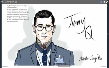 Editorial Magazine Feature about Artist And Fashion Illustrator Sonya Parra