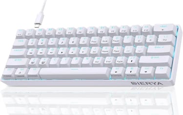 Dierya DK61se, Teclado Mecánico Gaming Mini 60% Red Switch Mechanical Keyboard 