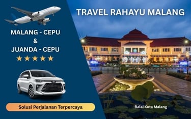 Travel Malang ke Cepu dan Juanda ke Cepu dari Travel Rahayu Malang dengan Mobil Avanza Putih
