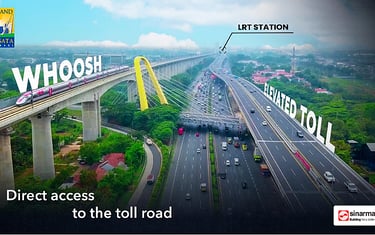 LRT akses Grand Wisata