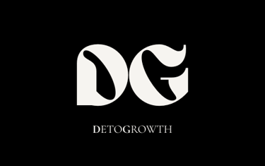 Logo principal de DetoGrowth con fondo negro