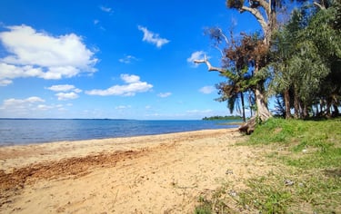 El Parque Paraná Sandstrand