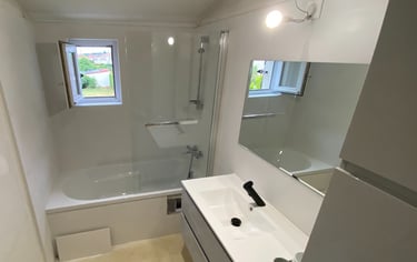 salle de bain rénovée