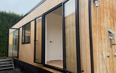 Premium Transportable home with big opening doors