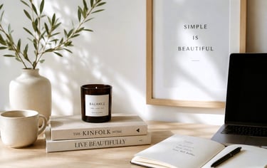 Minimal lifestyle inspiration for intentional living