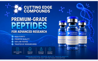 Cutting Edge Compounds premium-grade peptides for advanced research - USA lab tested, high purity vials