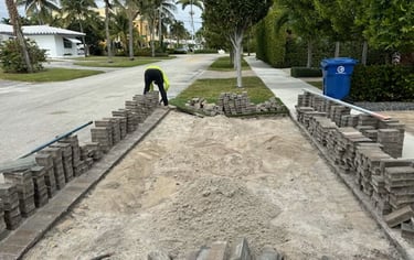 driveway brick pavers repair services fort lauderdale