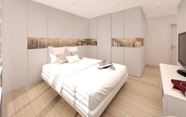 Proyecto de interiorismo para reforma integral de vivienda en Valencia. www.impatto.es