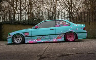 drift car bmw e36
