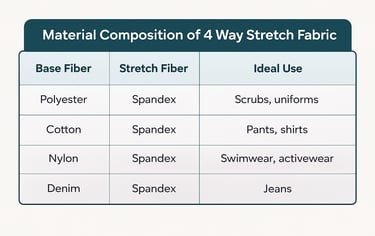 4 way stretch fabric