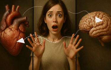 La charla entre el corazón y el cerebro afecta la forma en que experimentamos el mundo.