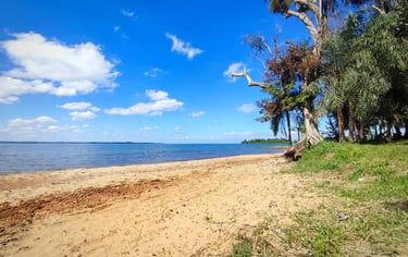 El Parque Paraná Sandstrand
