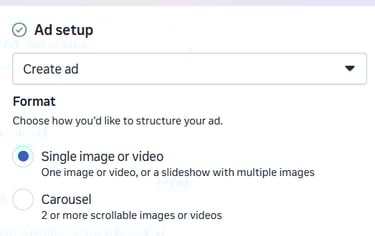 Ad Setup