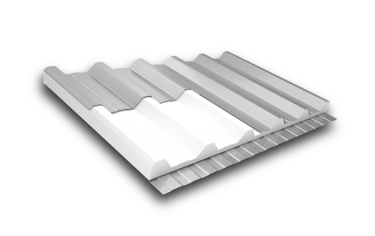 telha termoacustica galvalume ou aluzinco isolante térmica e acústica de diversas cores e formatos