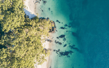 View of Orion Beach in Vincentia on the shores of Jervis Bay