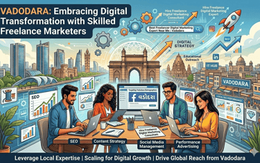 Vadodara Embracing Digital Transformation with Skilled Freelance Marketers