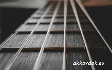 Gitár húrok neve