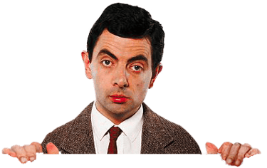 Portrait de Mr Bean, Rowan Atkinson, dans les années 1990.