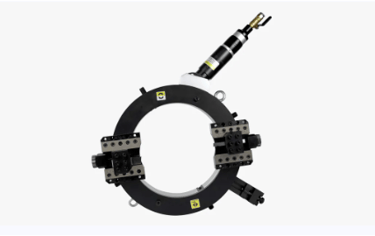 pneumatic cold cutting and bevelling machine