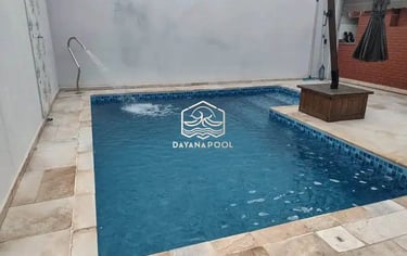 Kolam renang minimalis buatan dayanapool di banjar