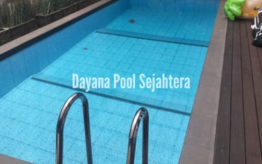 kolam renang minimalis dan hemat budget cocok untuk lahan tersbatas di rumah