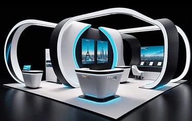 A modern stand construction