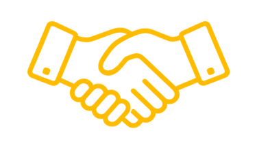 two people shaking hands for an agreement for flexible skip bin hire service