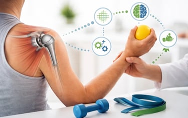 Fisioterapia riabilitazione protesi spalla a Terni con esercizi per recupero mobilità e forza