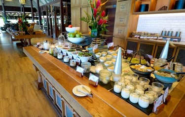 Conrad Resort Bora Bora breakfast