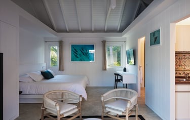 villa noah in st barths bedroom king size comfort luxury
