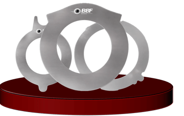 Intermediate steel brake plates for tractor braking systems by BBF