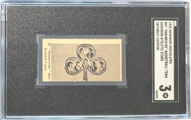 Canada Shamrocks Basketball Team Rare Card