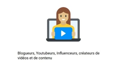 Bloggers, Youtubers, Influencers, video and content creators