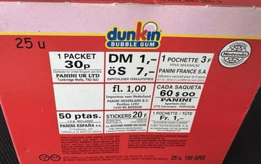 Display Dunkin Boomer 1999 arrière