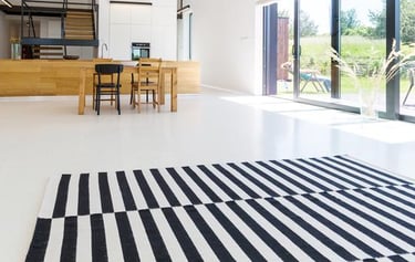 Handmade contemporary flatweave rugs from Artisan Carpets 