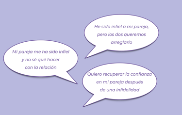 Quiero recuperar la confianza en mi pareja después de una infidelidad
