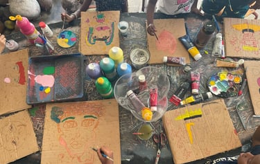 Atelier artistique sur carton - 1SO