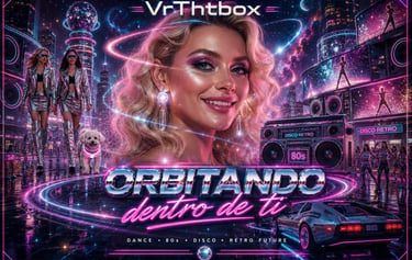 canción ORBITANDO DENTRO DE TI - Dance 80s, retro future disco