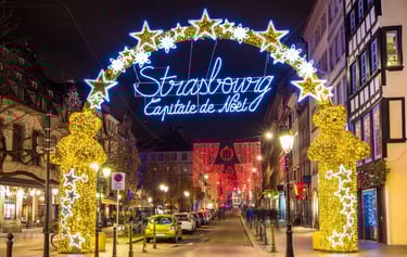 Strasbourg City on Christmas