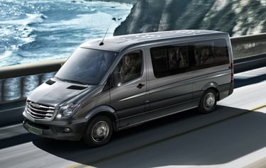 mercedes vip sprinter group transfer in bodrum
