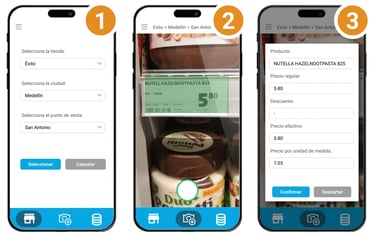 Captura automática de precios en puntos de venta