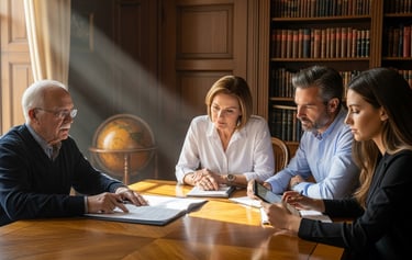 Consultoria jurídica para organização do patrimônio familiar