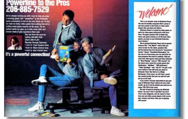 Propaganda do serviço Nintendo Power Line