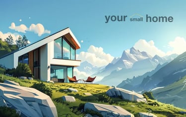 small home with a view