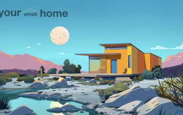 small home with a view