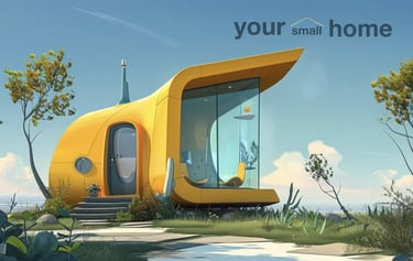 futuristic small cabin