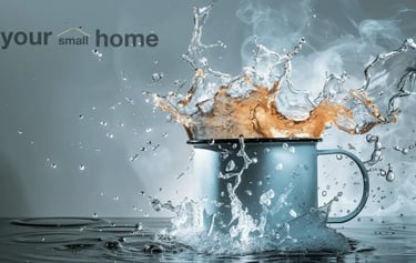 hot water in a mug
