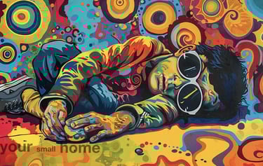 man lying on the floor