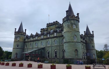 Inverary Castle in Inverary, Scotland